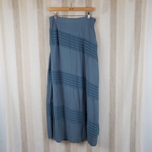 Soft Surroundings Maxi Skirt Blue Size Small‎ Lagenlook Modest